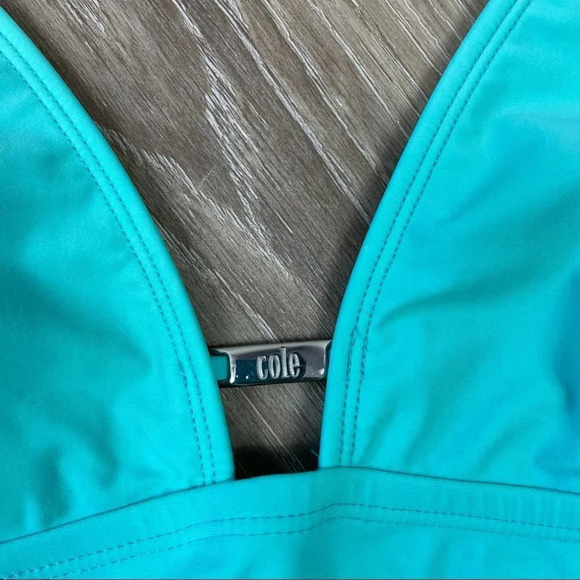 Cole of California Blue Halter Tankini  Swim Top - Picture 4 of 13